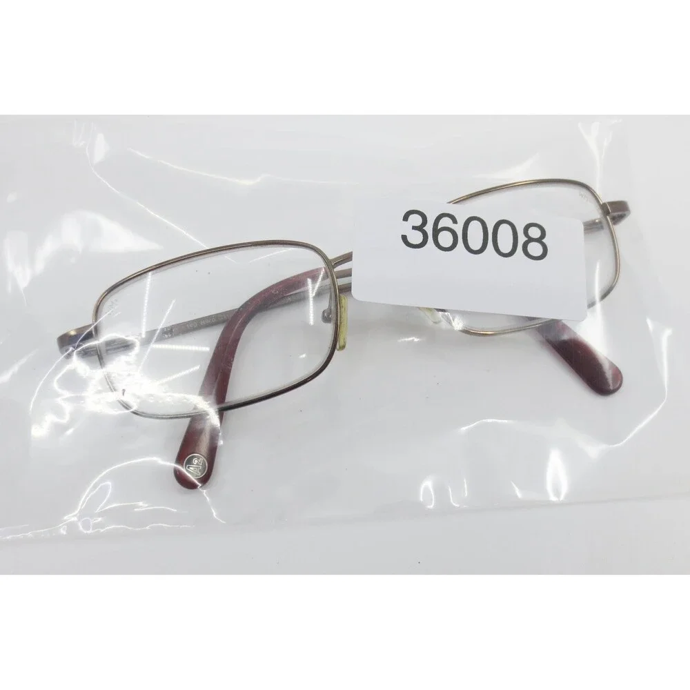 Hilco SG302 BRNZ Bronze Metal Rectangular Safety Glasses Frames 52-19-140